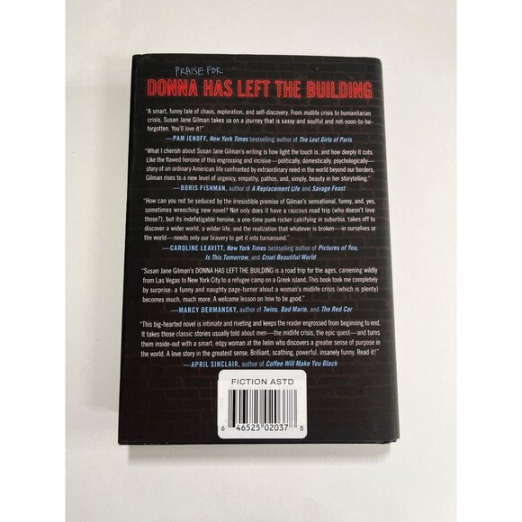Donna Has Left the Building by Susan Jane Gilman Hardcover Fiction - Picture 4 of 4